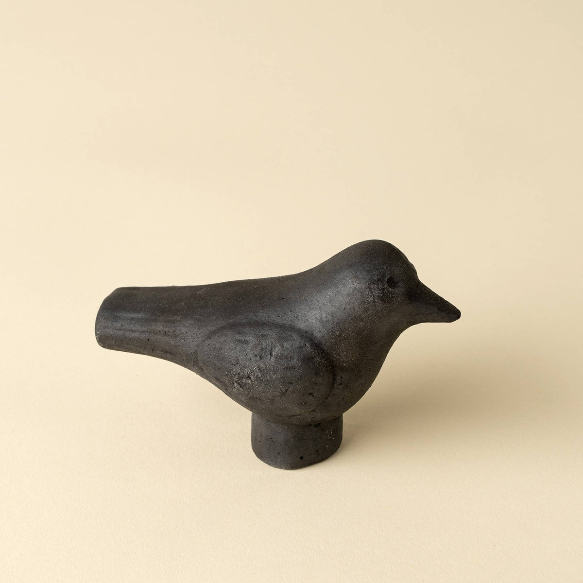 Burnt Terracotta Bird Statuette