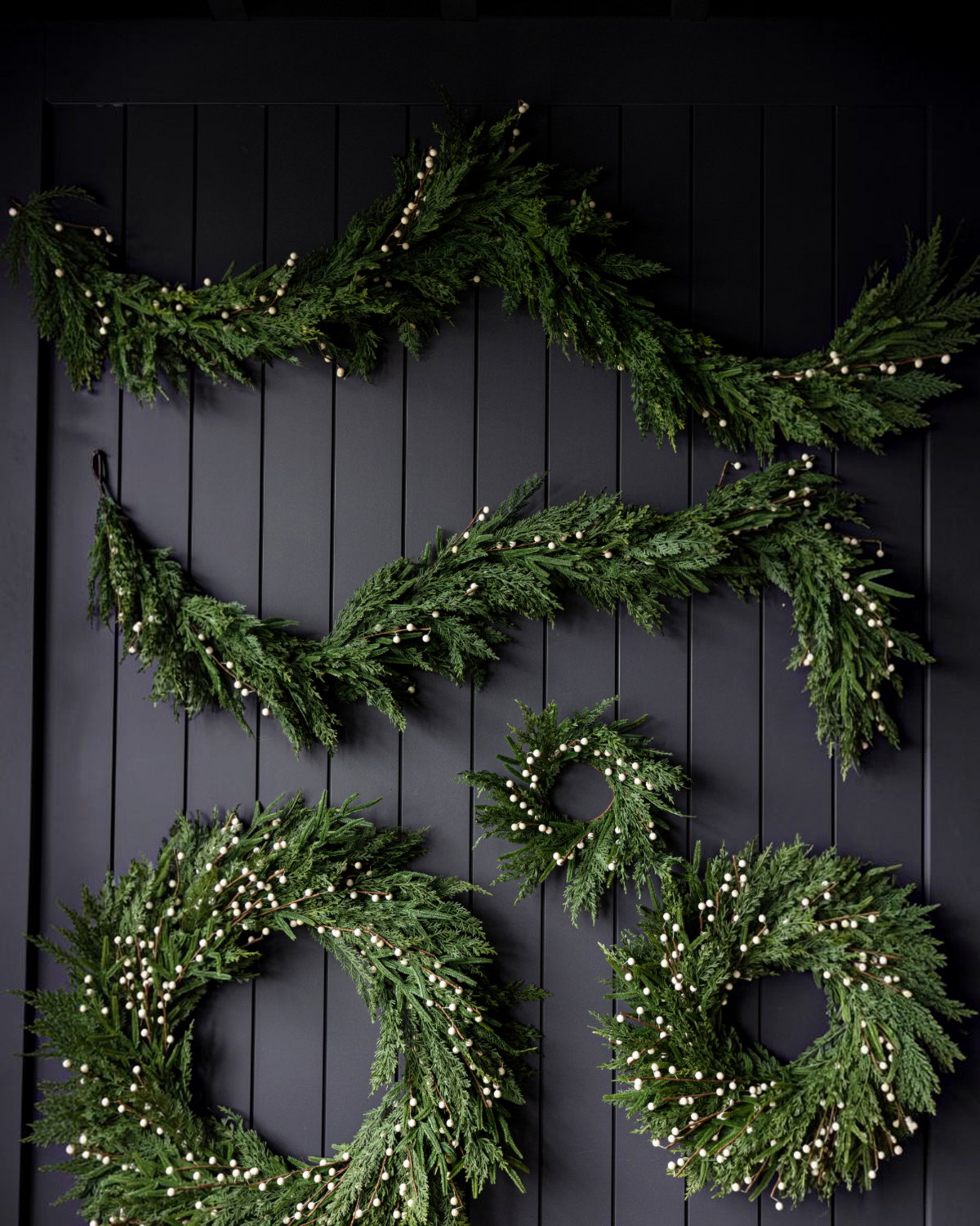 Norfolk Cypress Real Touch Wreath