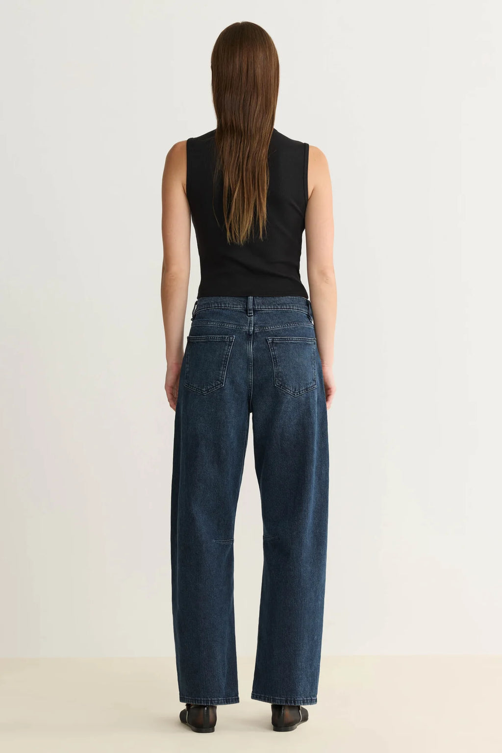 BNA Soft Curve Barrel Jean (Saturday Night)