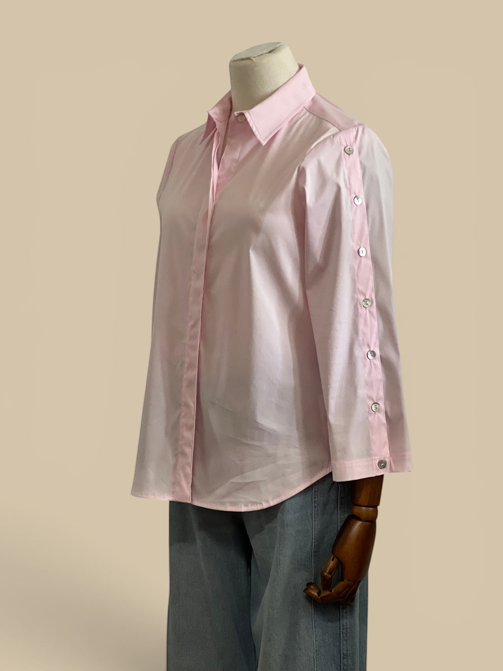 Finley Bianchi Pink Poplin Shirt