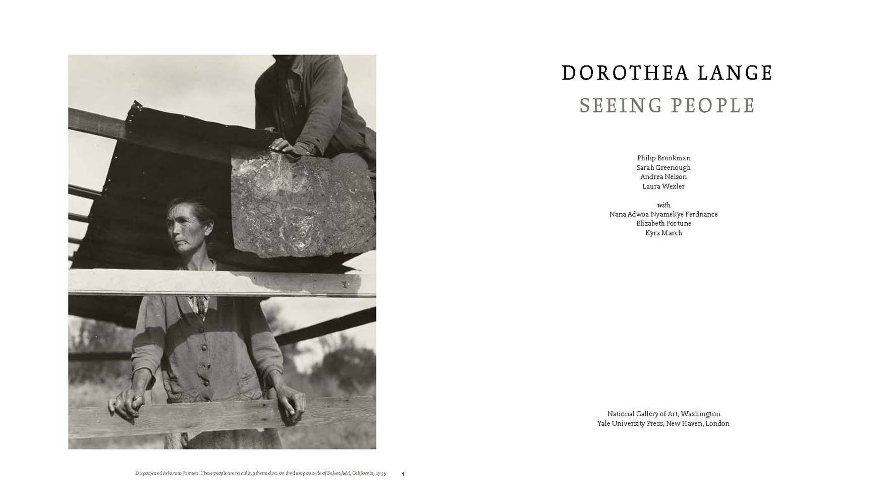 Dorothea Lange: Seeing People Hardcover Book