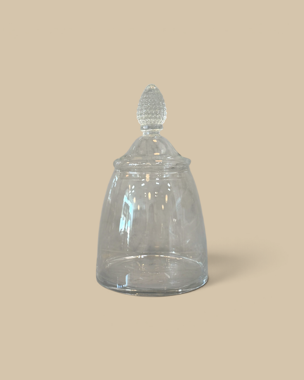 Glass Teardrop Jar