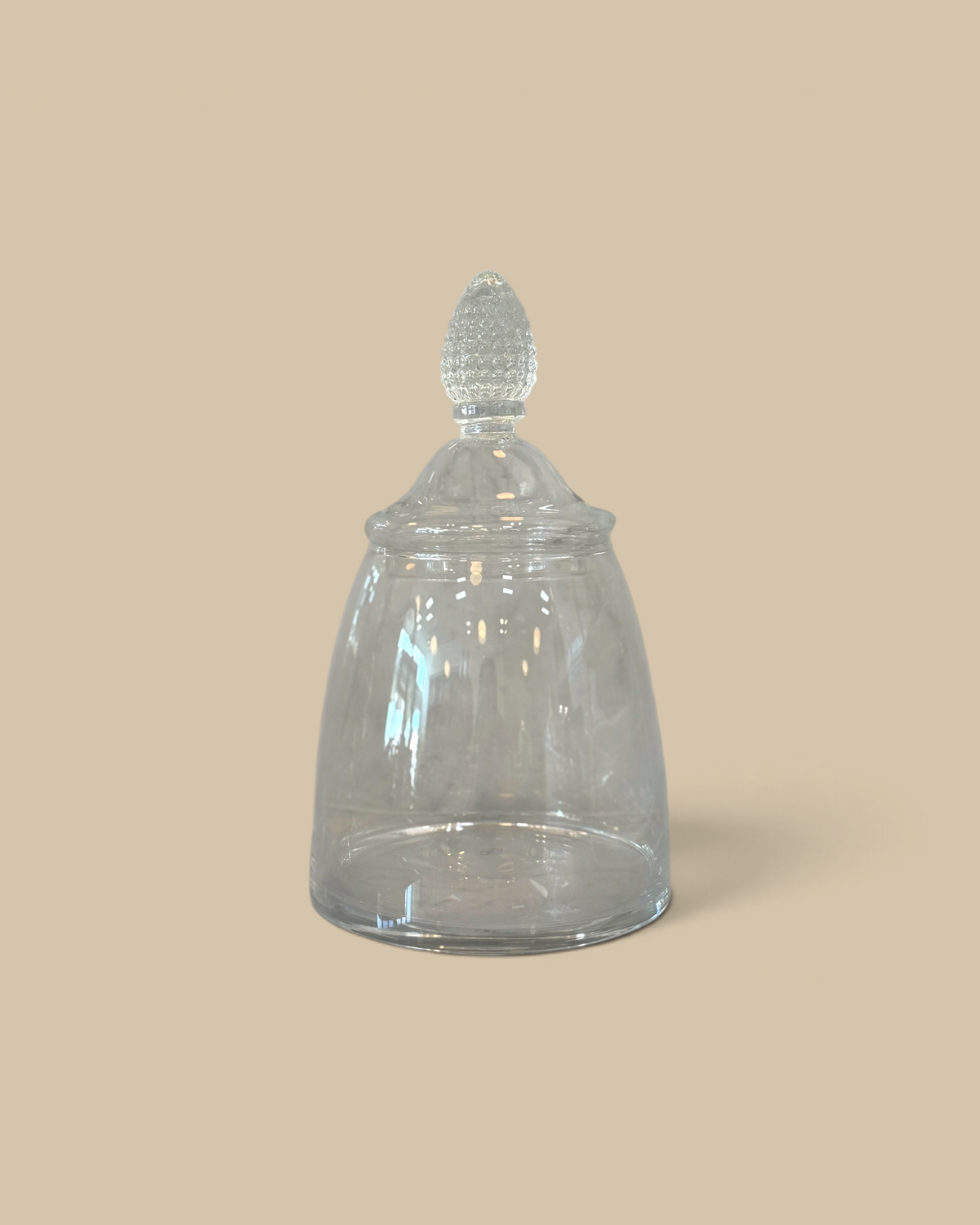 Glass Teardrop Jar