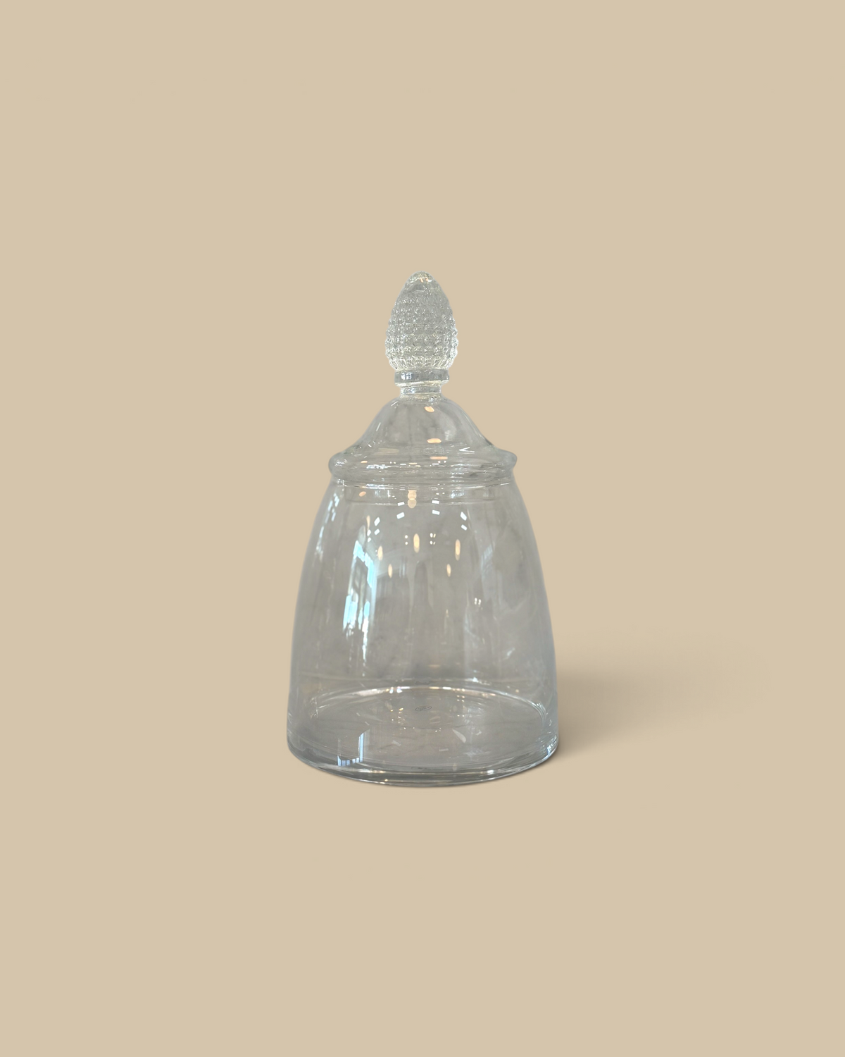 Glass Teardrop Jar