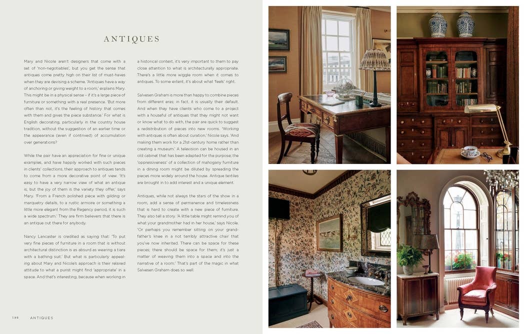 New English Style Hardcover Book