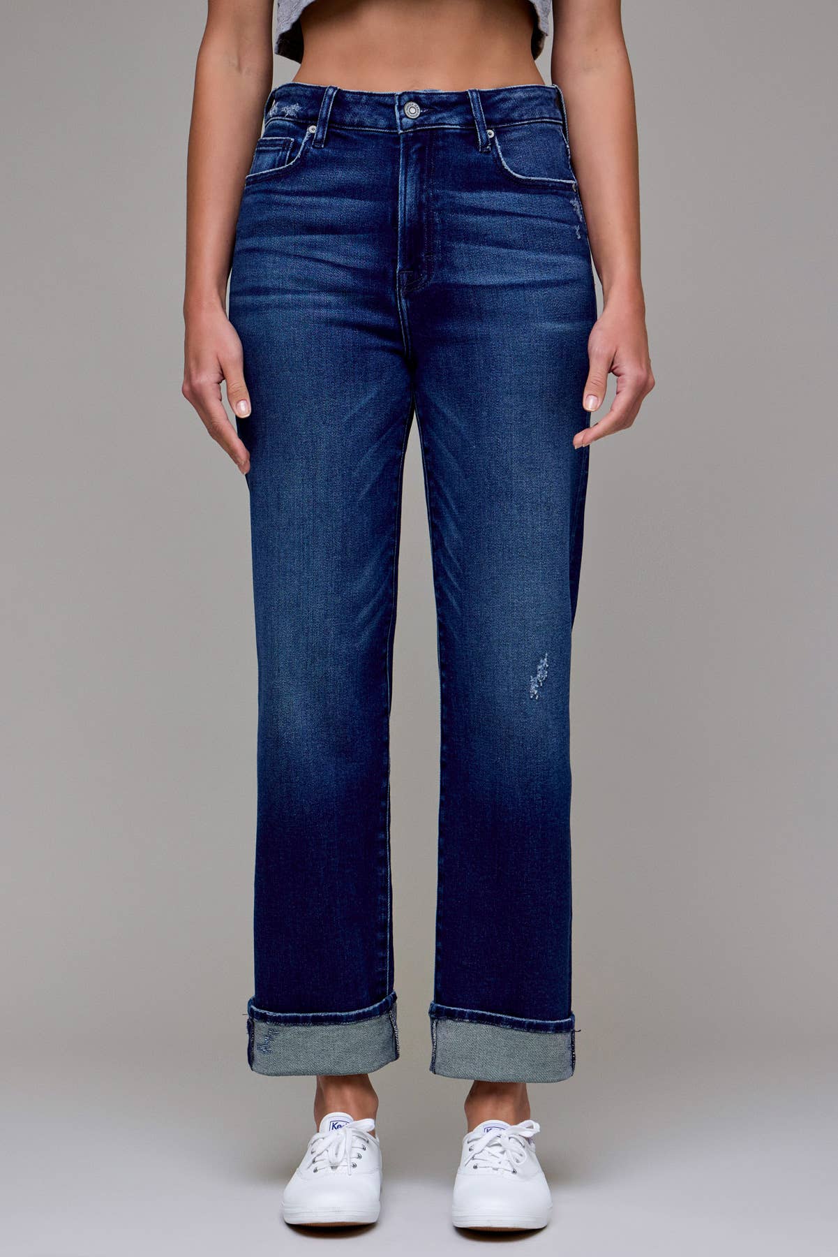 Tracey Cropped Straight Stretch Jean