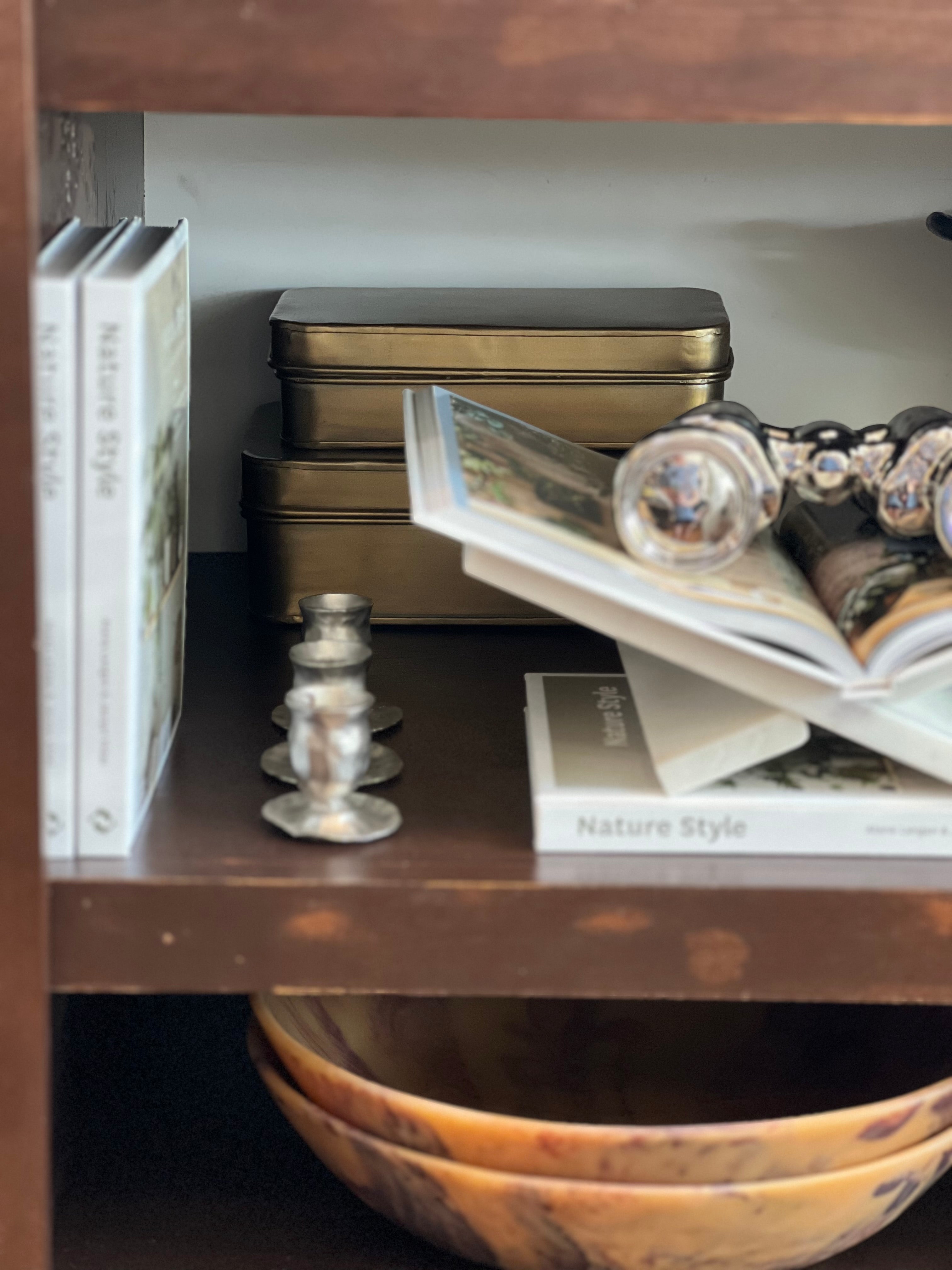 Brushed Brass Box Set