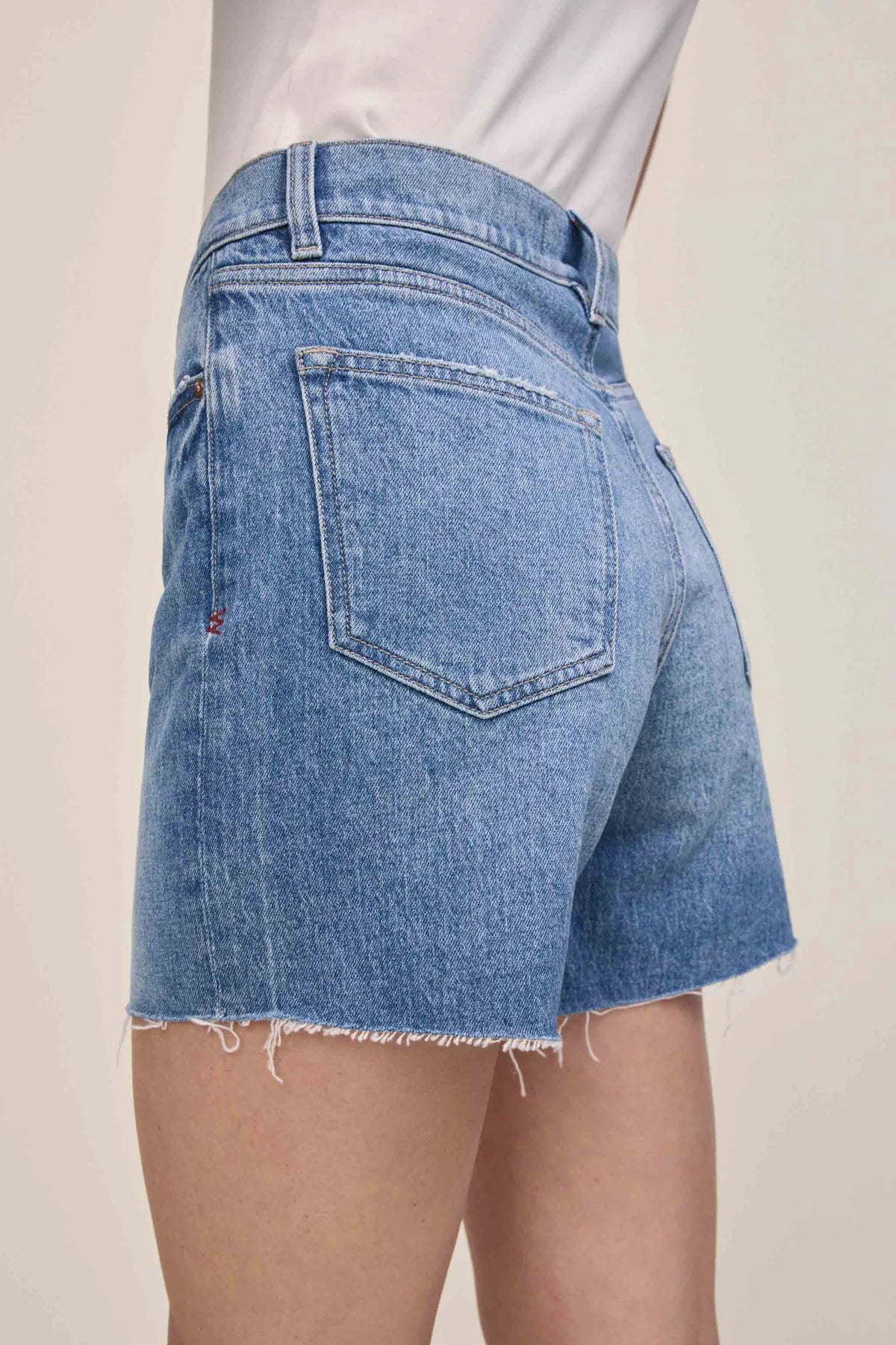 Warp+Weft Vvi Relaxed Jean Short, 5" (Glow)