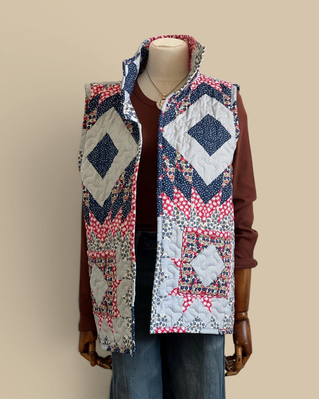 Americana Quilted Vest