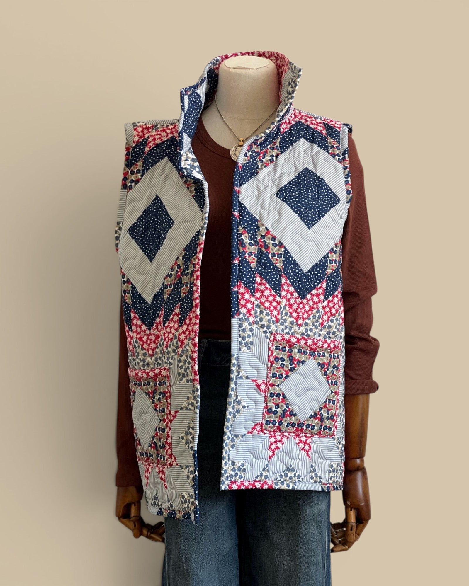 Americana Quilted Vest