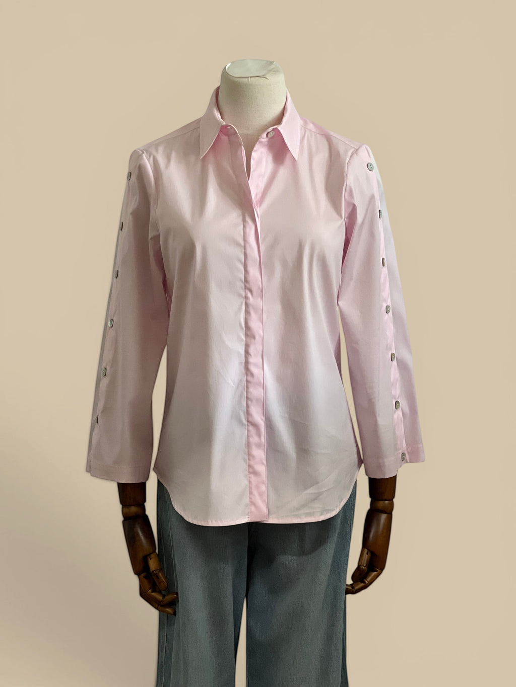 Finley Bianchi Pink Poplin Shirt