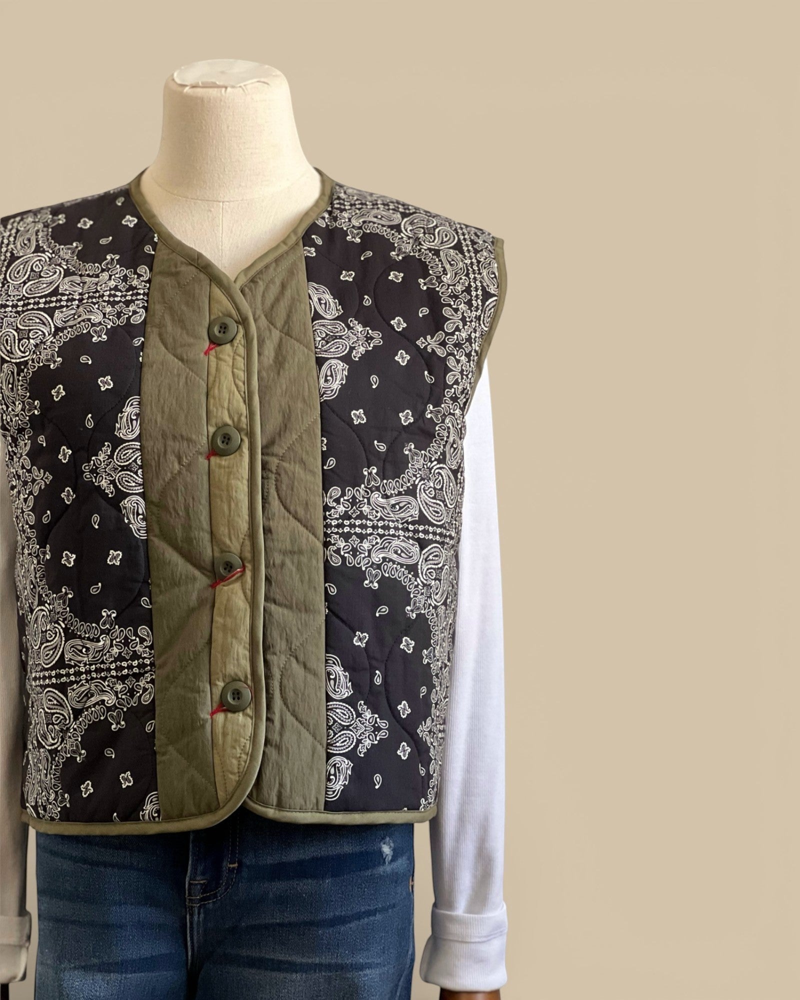 Bandana Cargo Vest