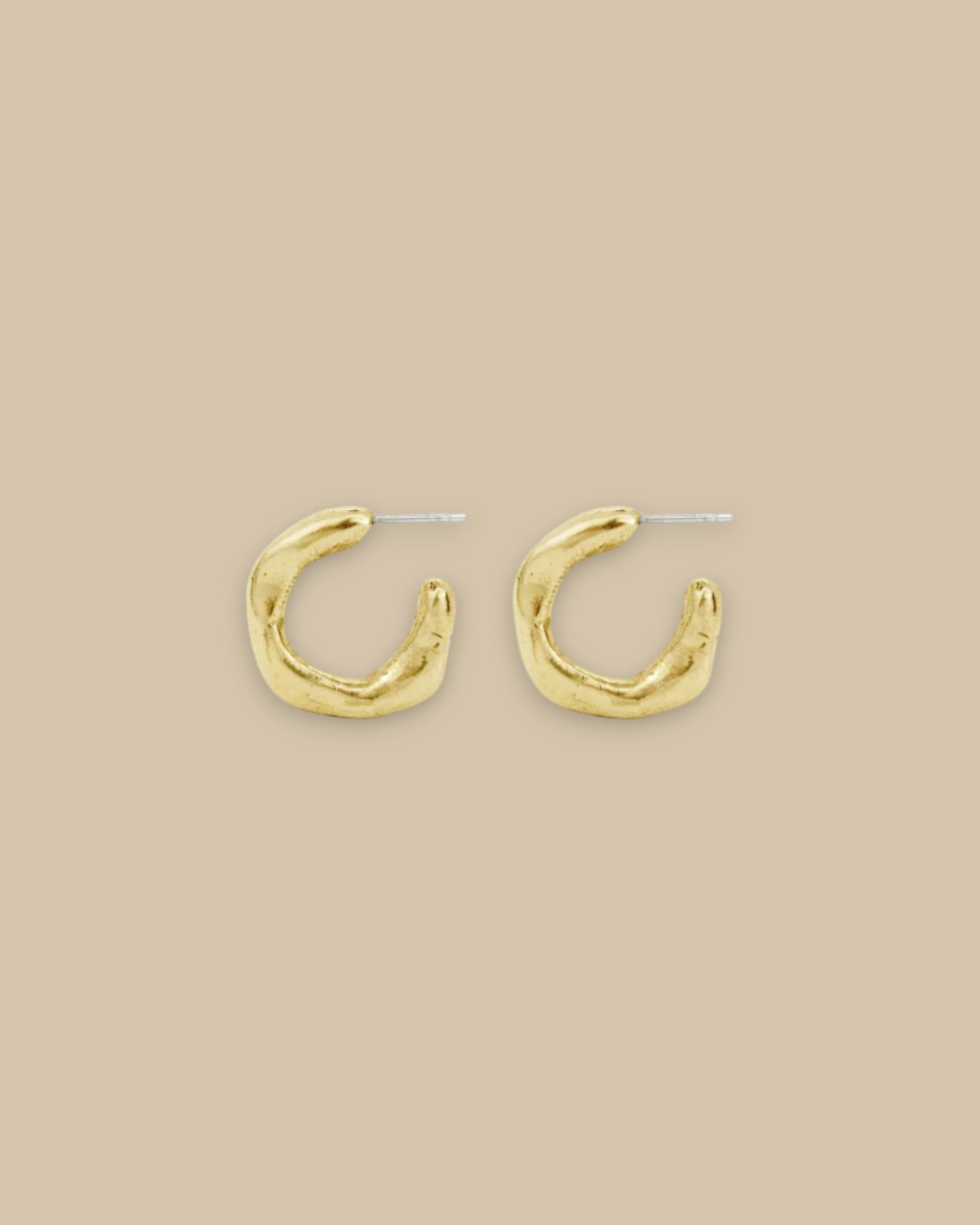 Bronze Maji Hoop Earrings
