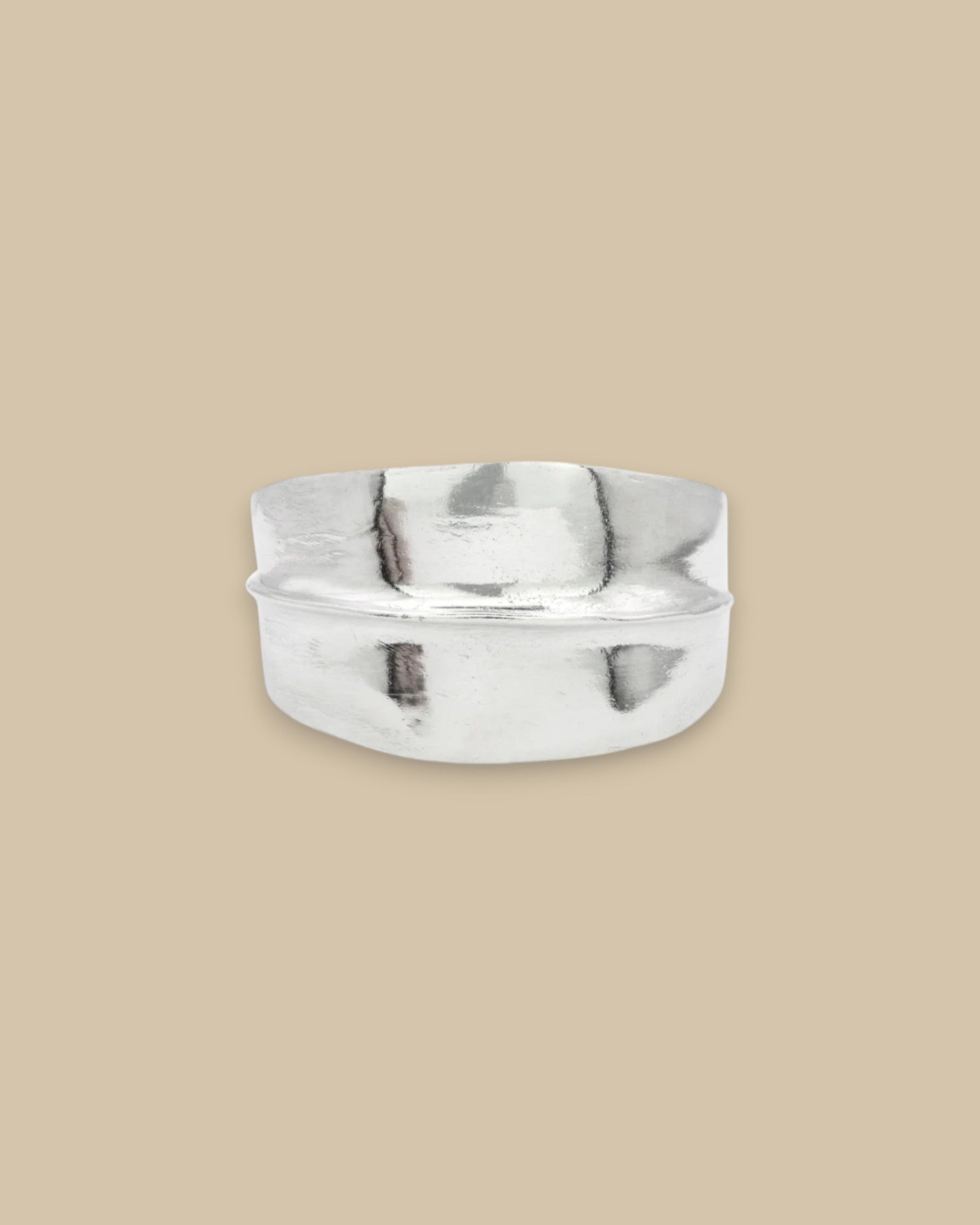 Silver Wide Ridge Cuff