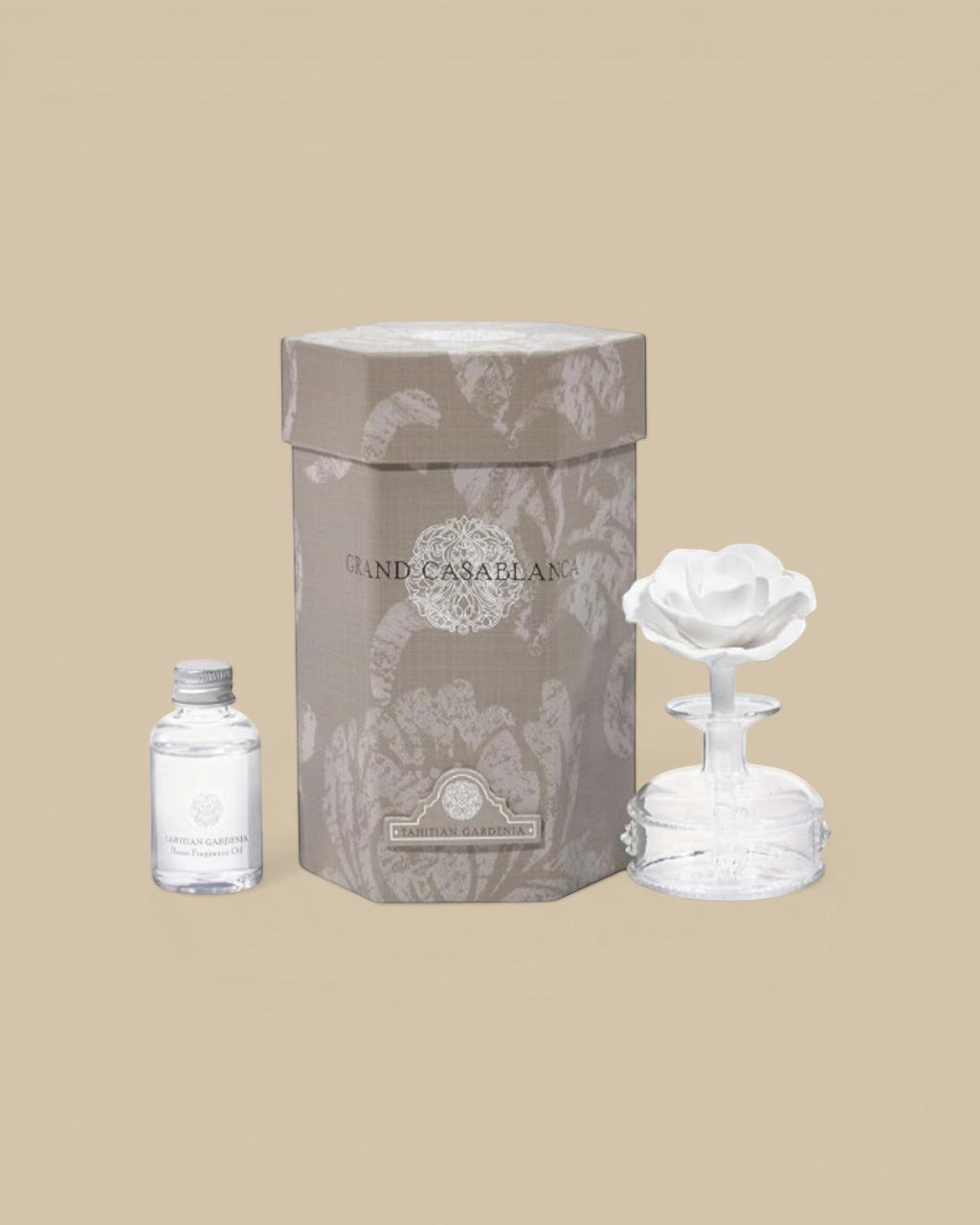 Grand Casablanca Porcelain Diffuser: Tahitian Gardenia