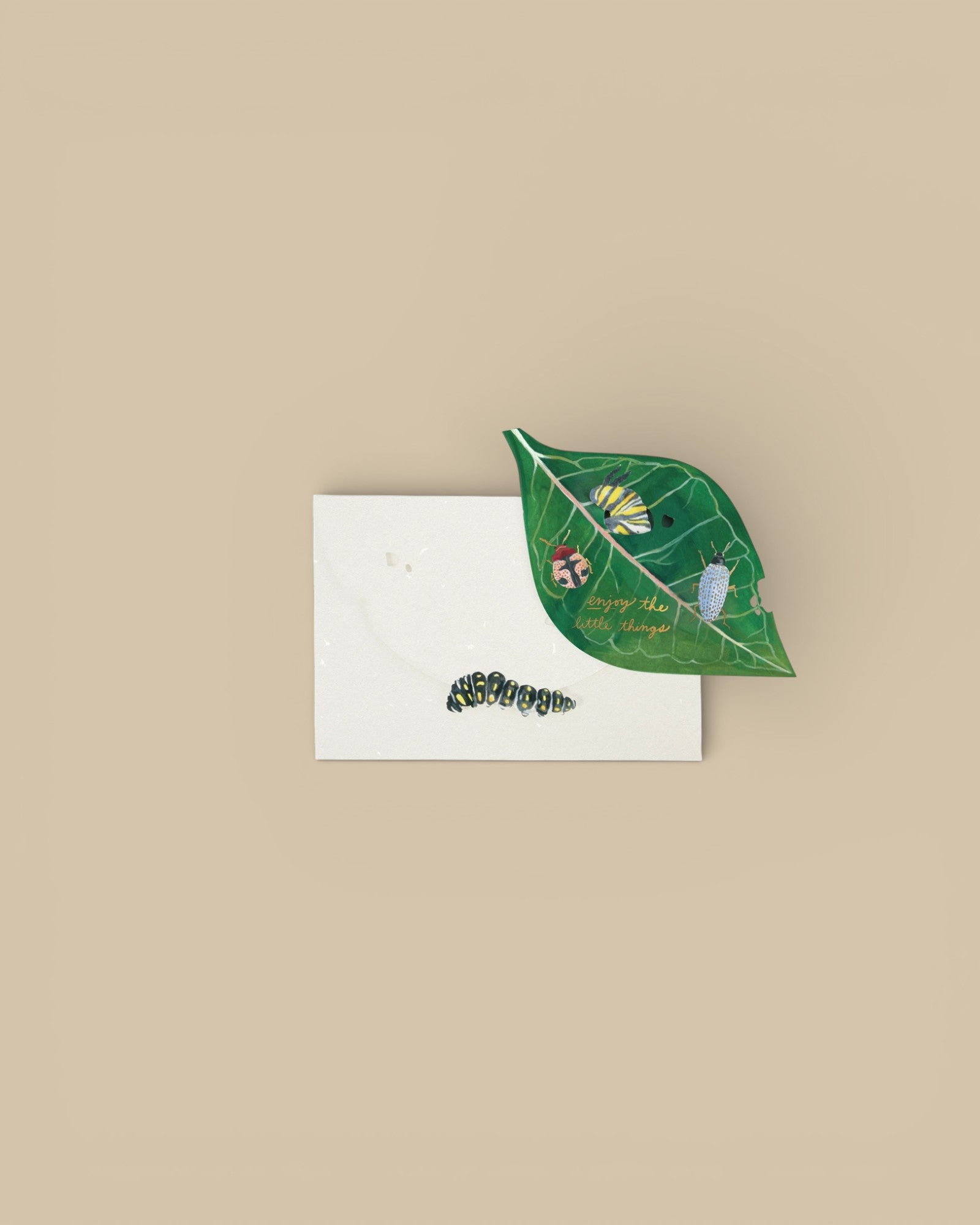 Caterpillar Pop-Up Card