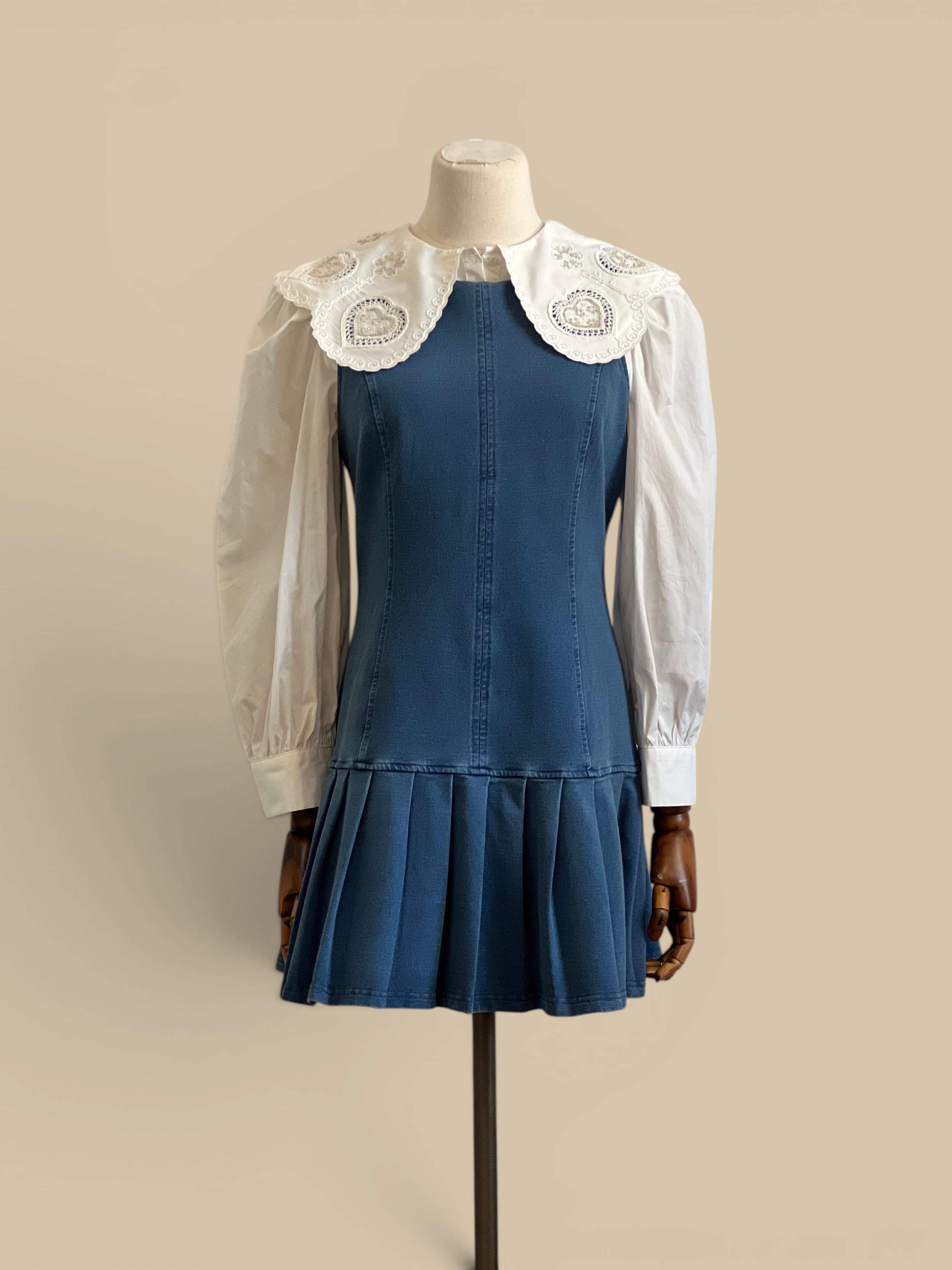English Factory White Beaded Blouse