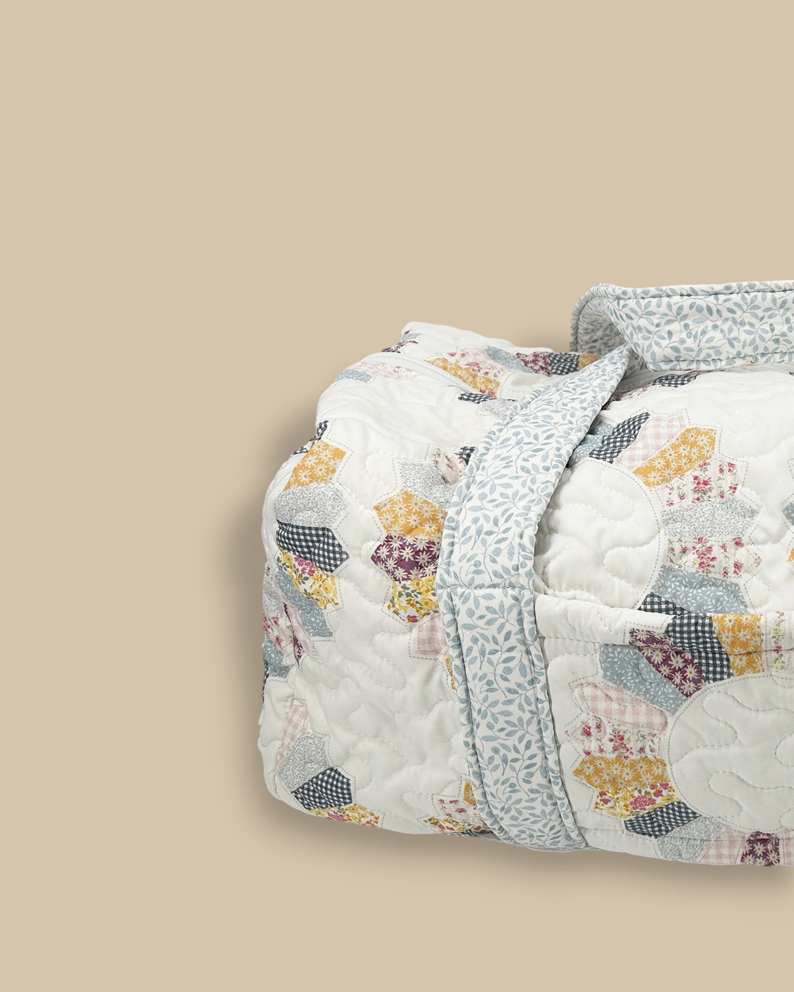Quilted Weekender Duffle Bag