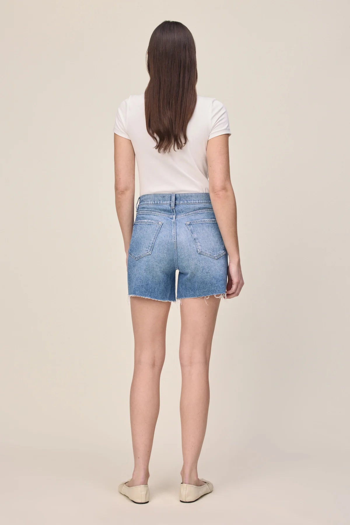 Warp+Weft Vvi Relaxed Jean Short, 5" (Glow)