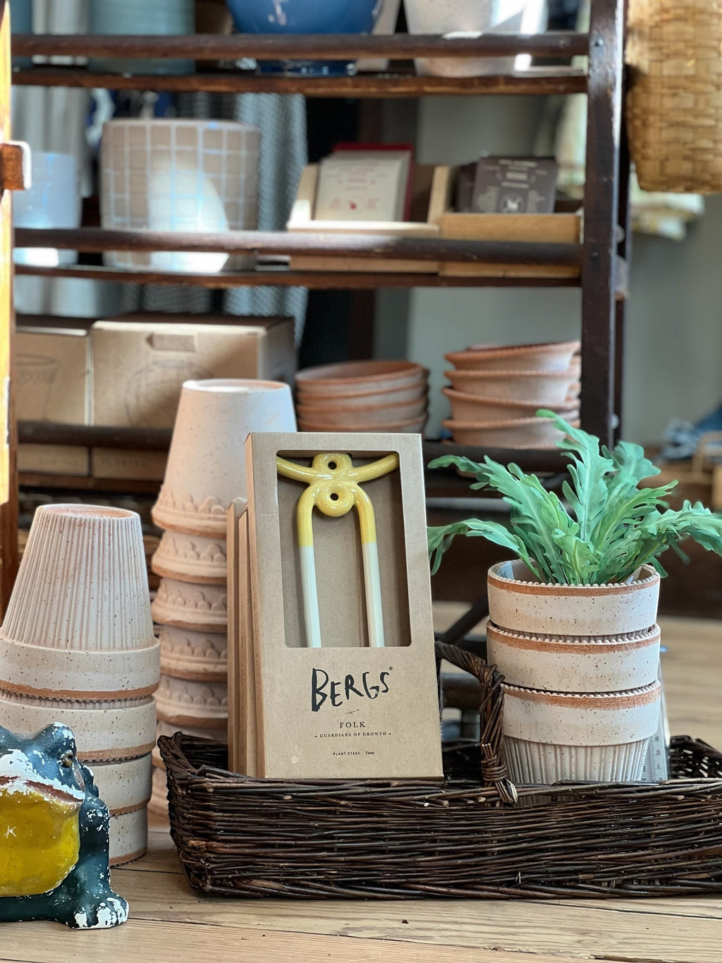 Folk: Glazed Plant Stake