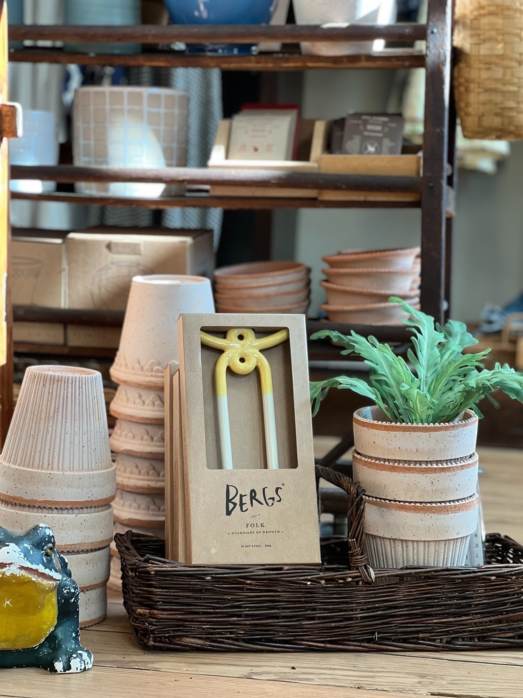 Folk: Glazed Plant Stake