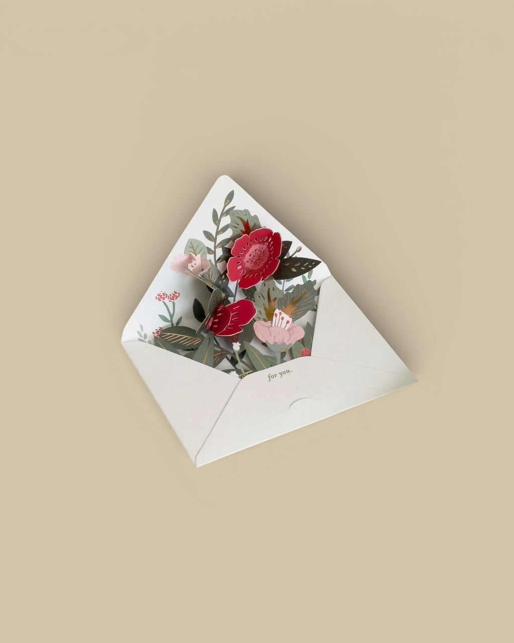 Floral Envelope Pop-Up Card