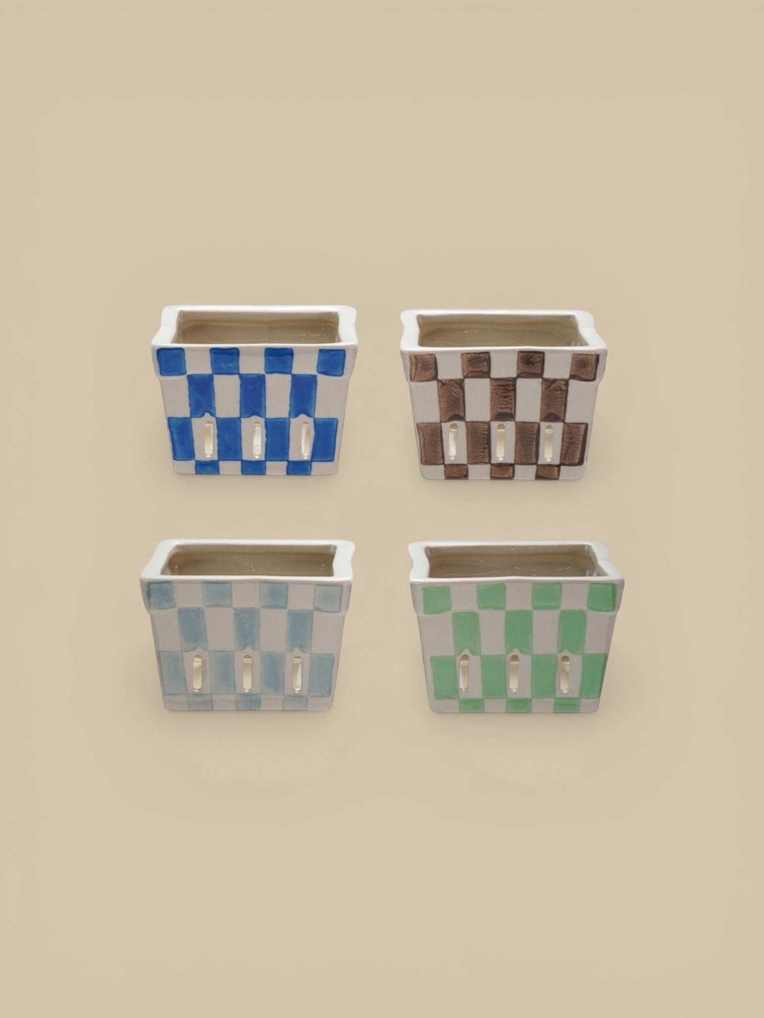 Stoneware Berry Basket