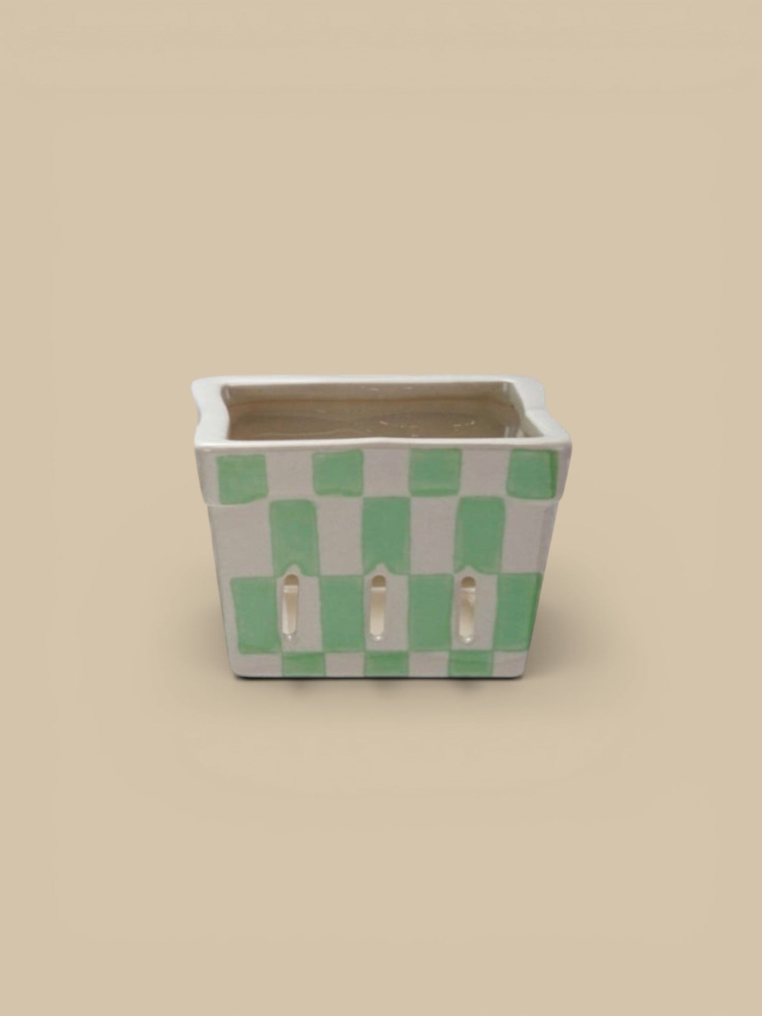 Stoneware Berry Basket