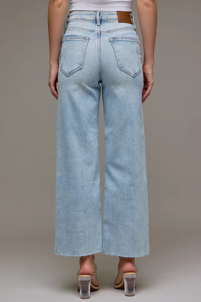 Nori Light Wash Wide Leg Jean
