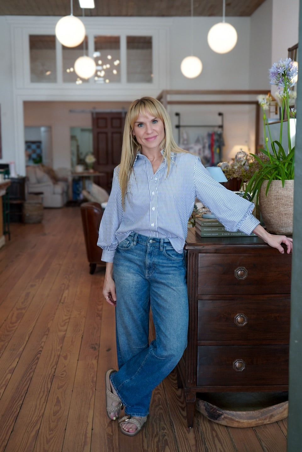Finley Cora Menswear Stripe Shirt