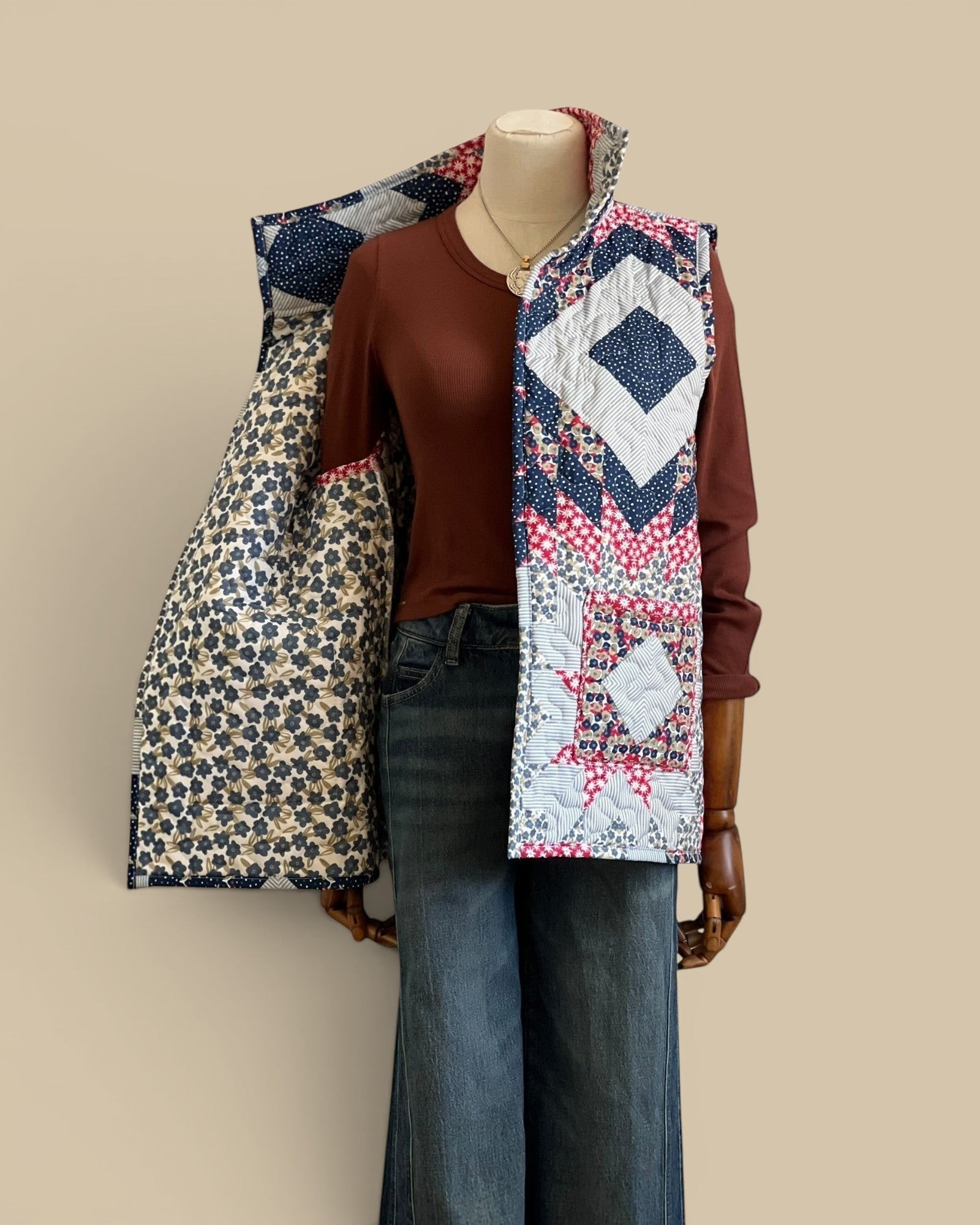 Americana Quilted Vest