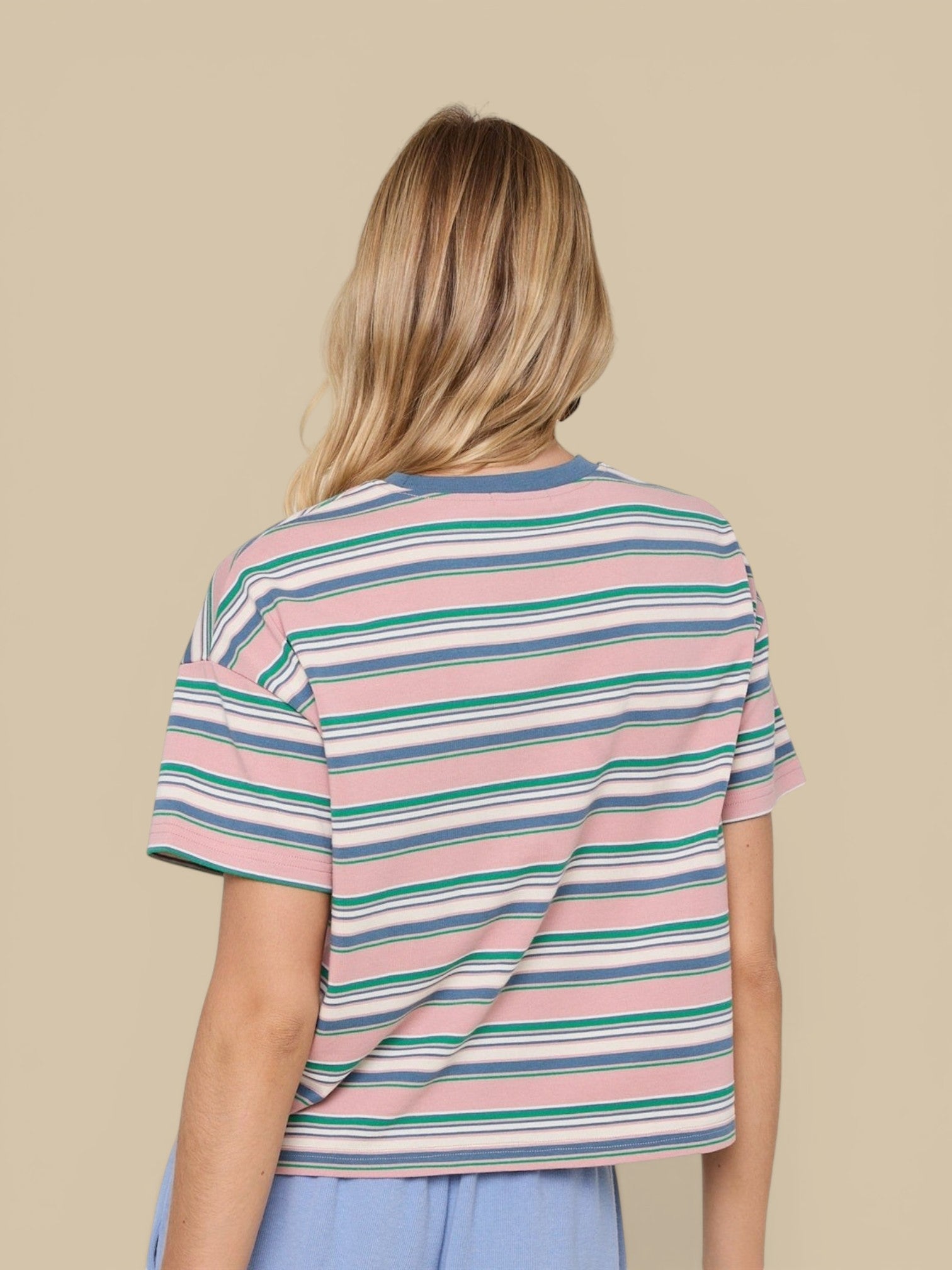 Lola Striped Knit Tee