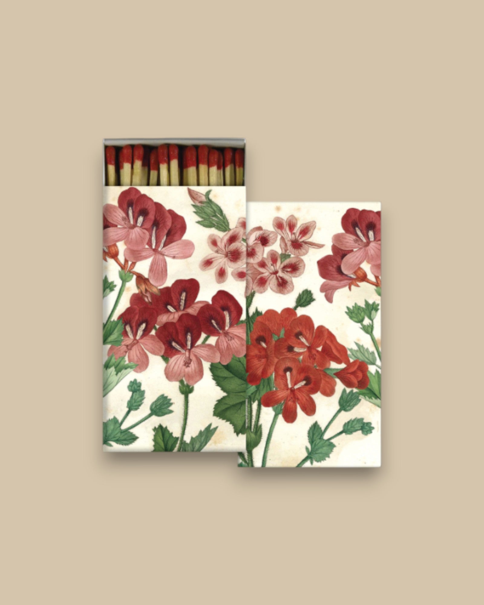 Geraniums Matchbox