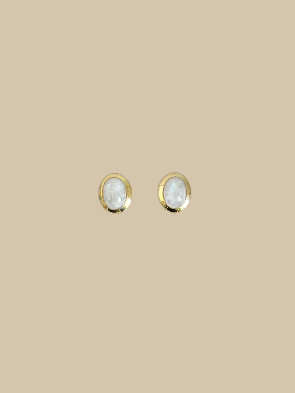 Moonstone Stud Earrings