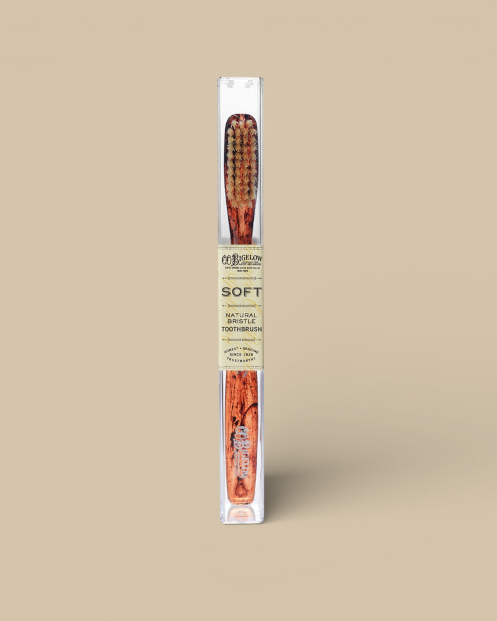 Natural Bristle Tortoise Toothbrush