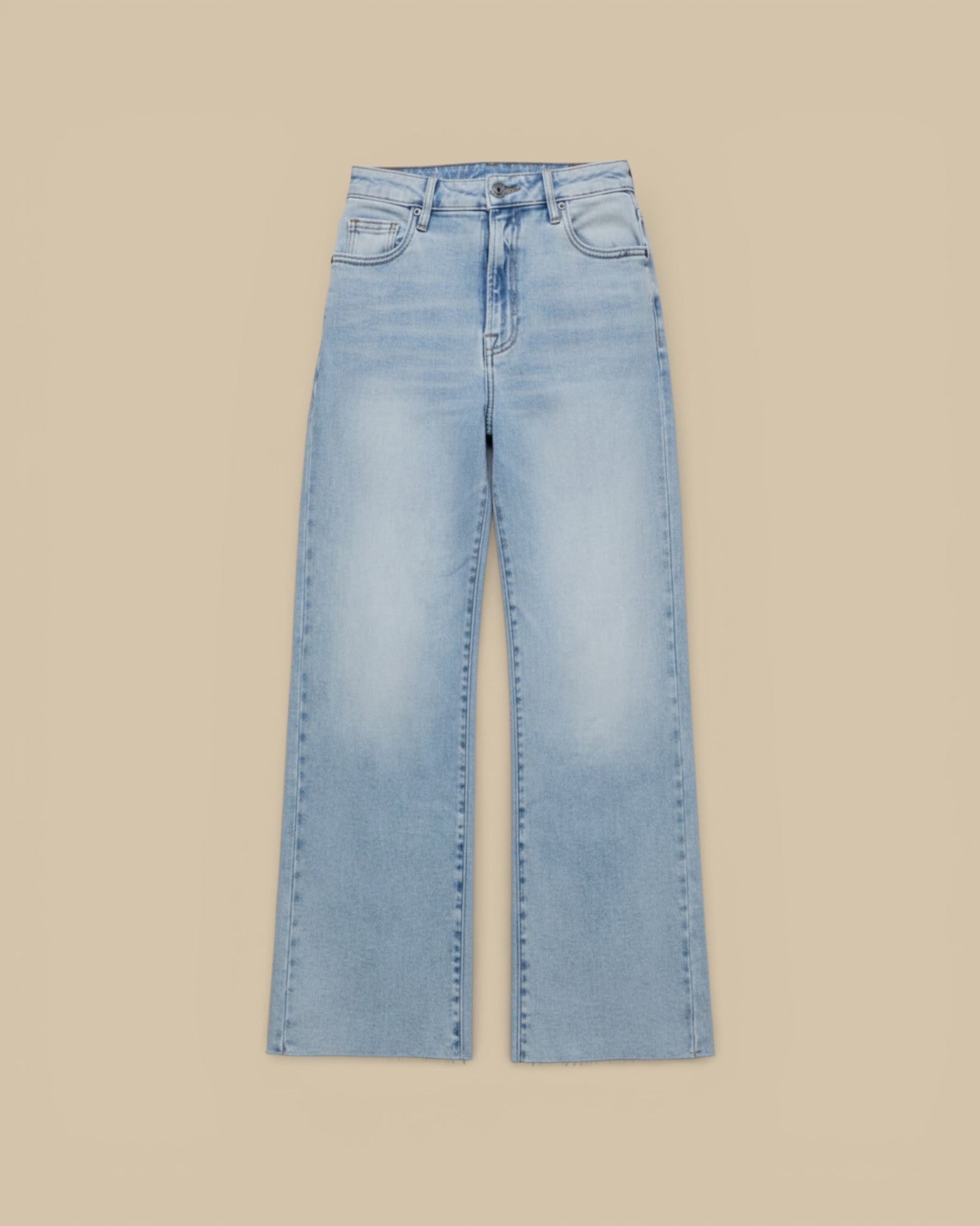 Nori Light Wash Wide Leg Jean