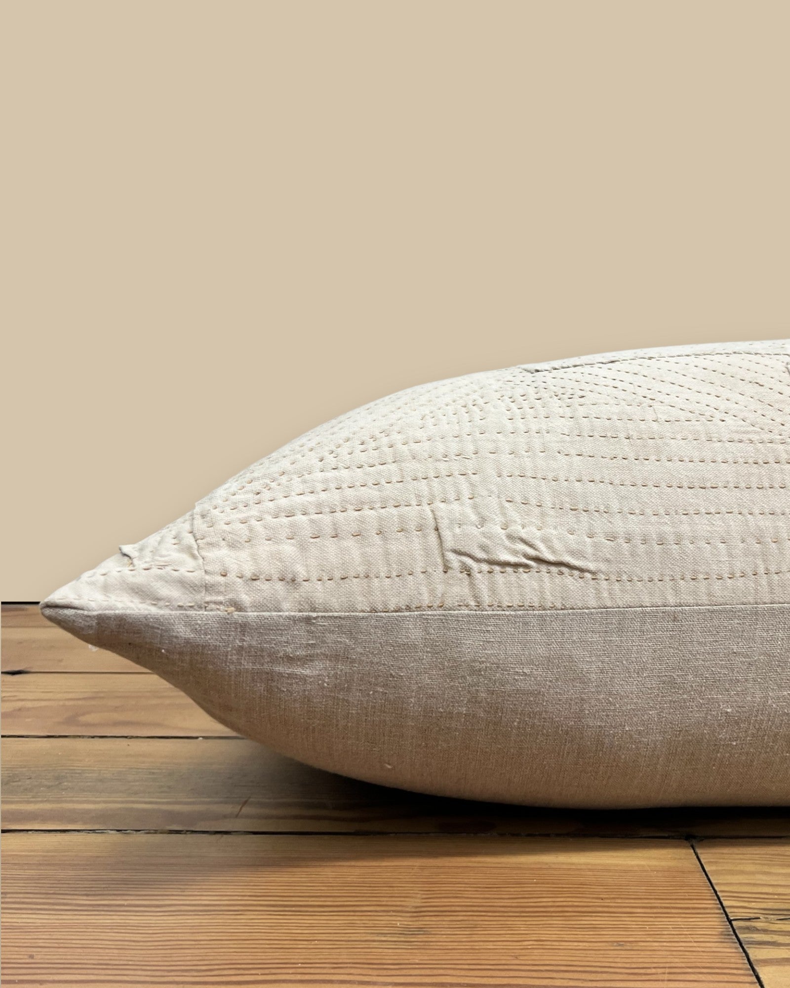 One-Of-A Kind Oversized Patchwork Lumbar Pillow