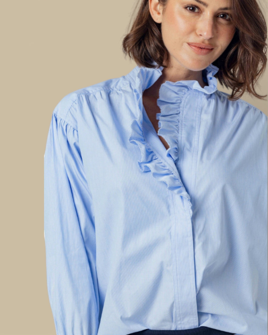 Opal Shirt, Blue Stripe