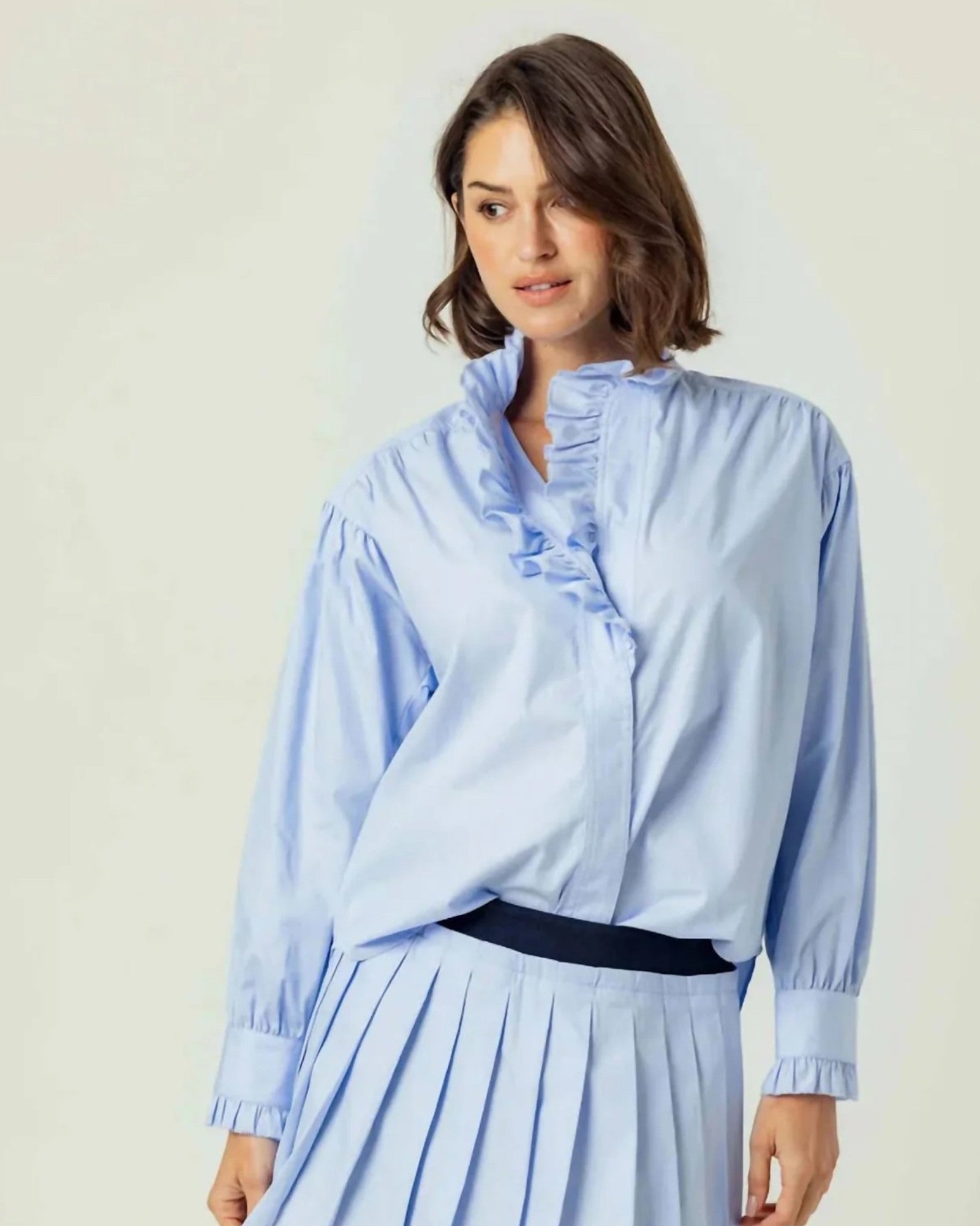 Opal Shirt, Blue Stripe