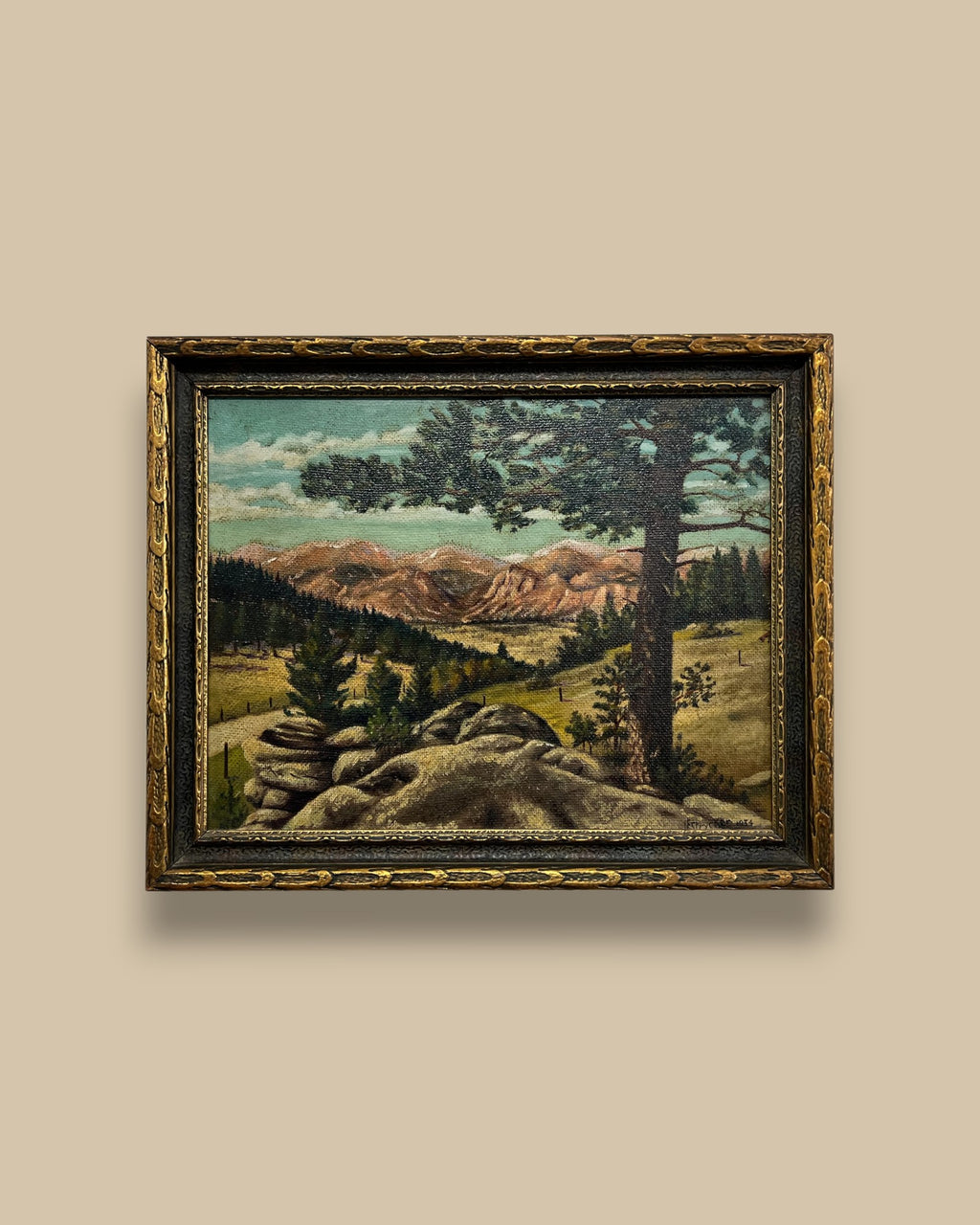 Original Oil Painting of Estes Park, CO
