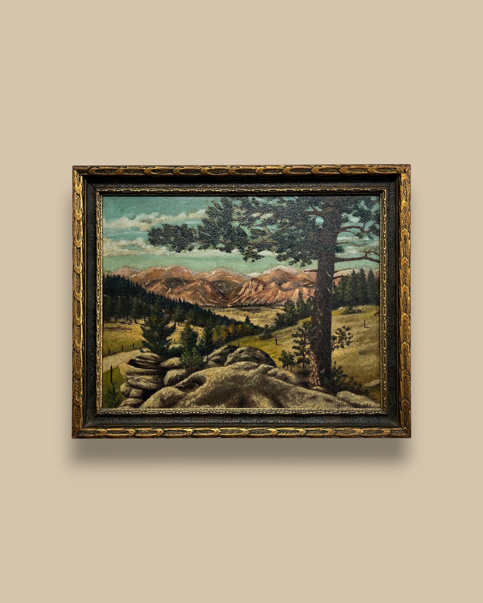 Original Oil Painting of Estes Park, CO