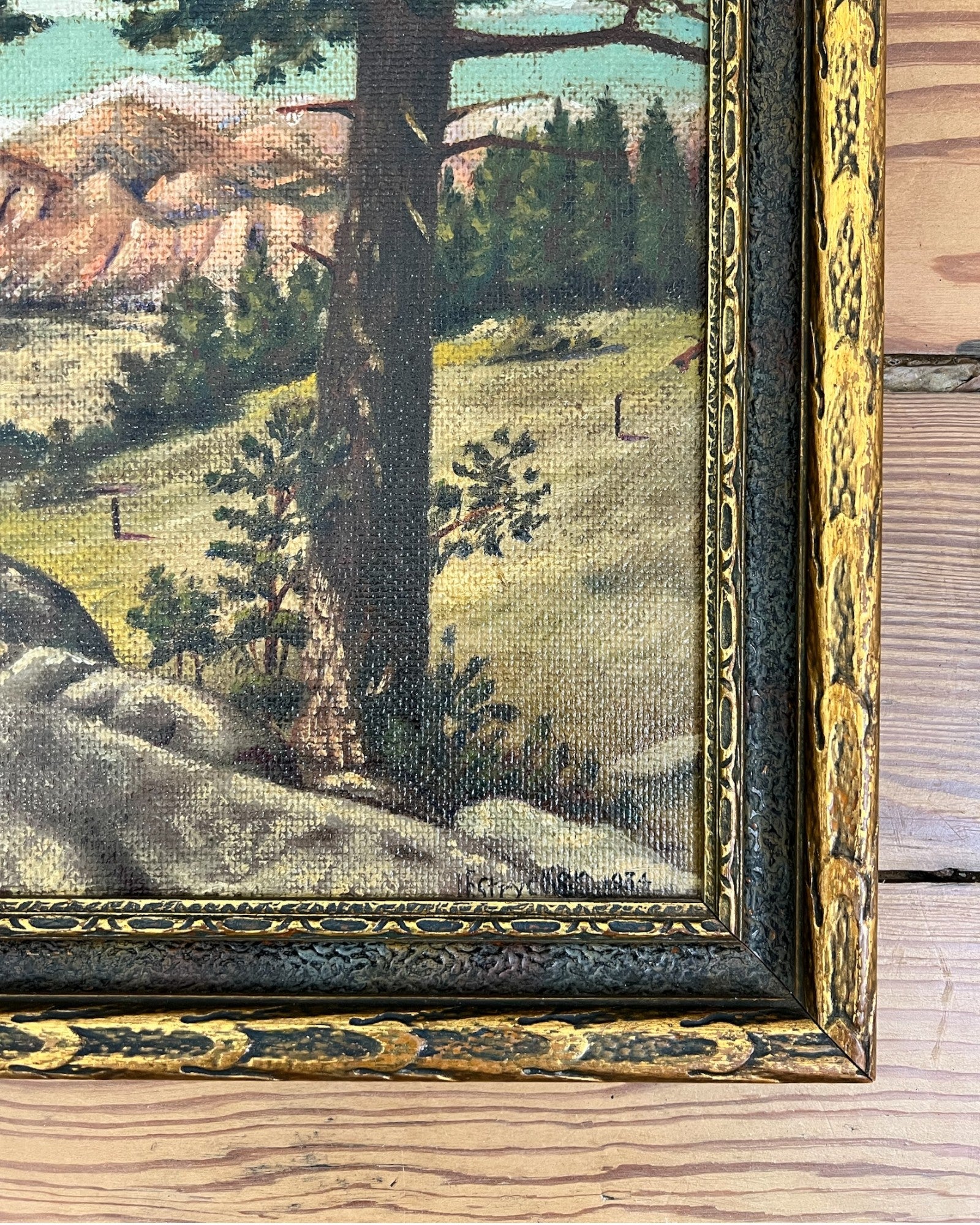 Original Oil Painting of Estes Park, CO