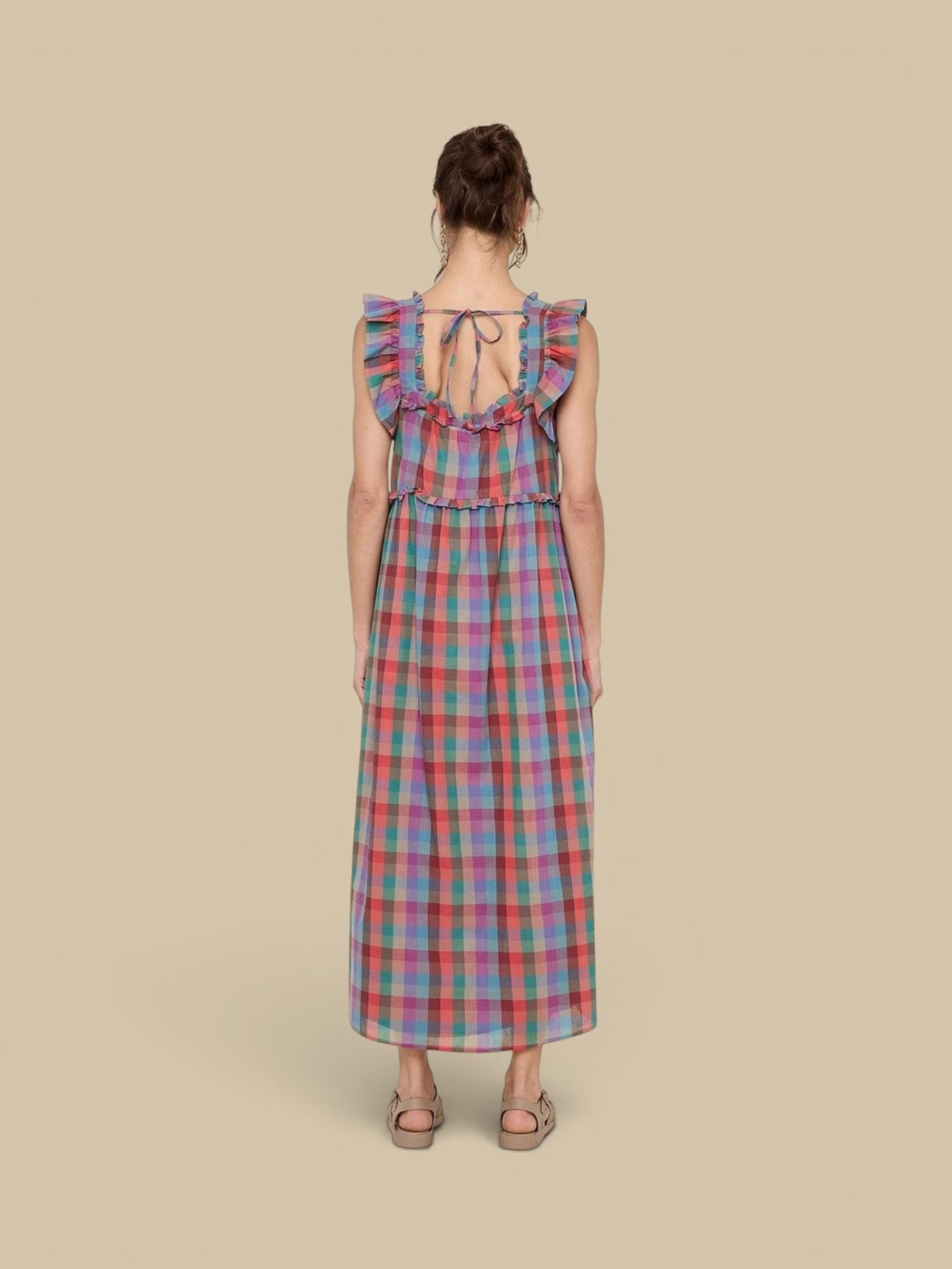 Penny Multicolor Plaid Dress