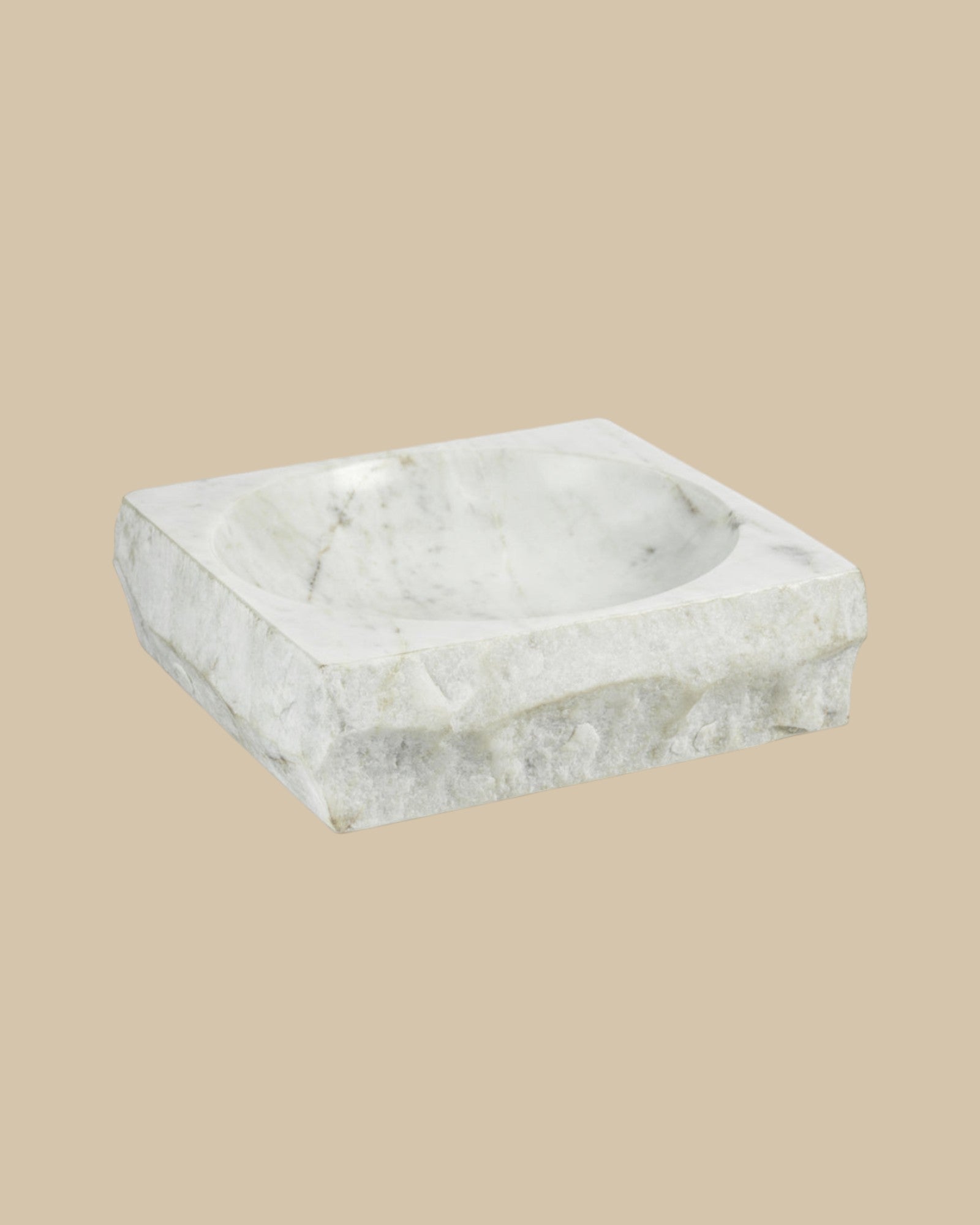 Rock‑Finish Marble Luxe Bowl
