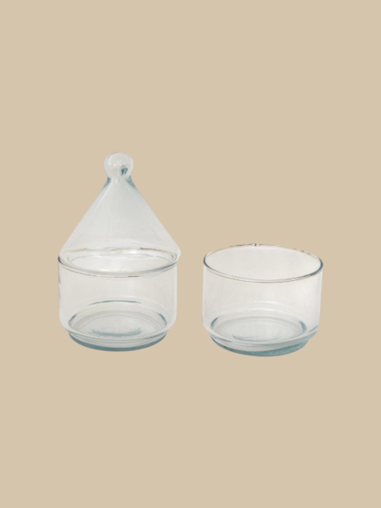 Clara Stacking Glass Jar