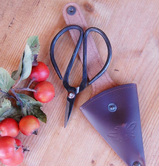 Pocket Pruner Snips with Leather Pouch