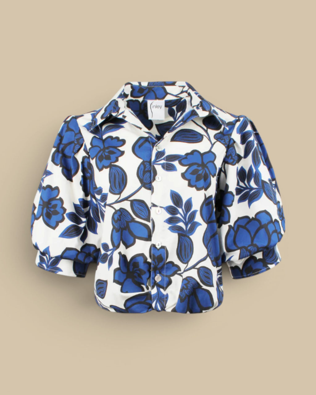 Finley Bomba Shirt Navy Roses