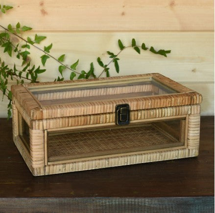 Cayman Rattan Display Case