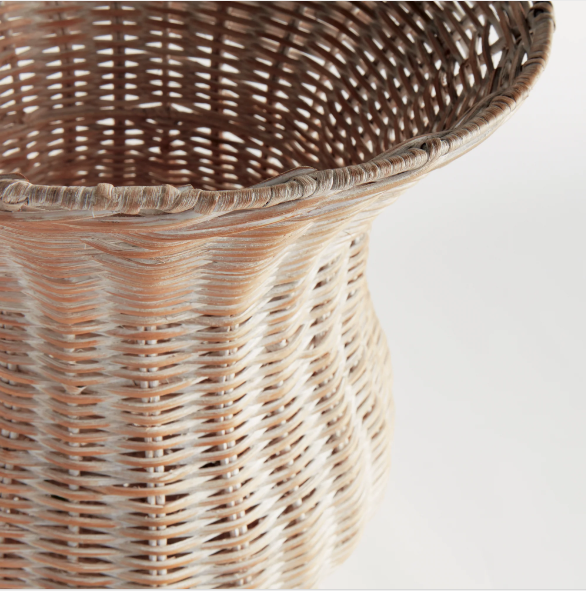 Chesapeake Rattan Footed Urn Tall
