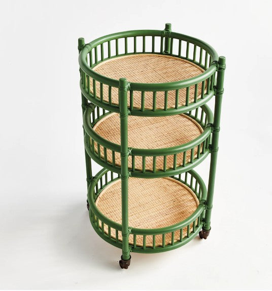 Rowelyn Bar Cart (Green)
